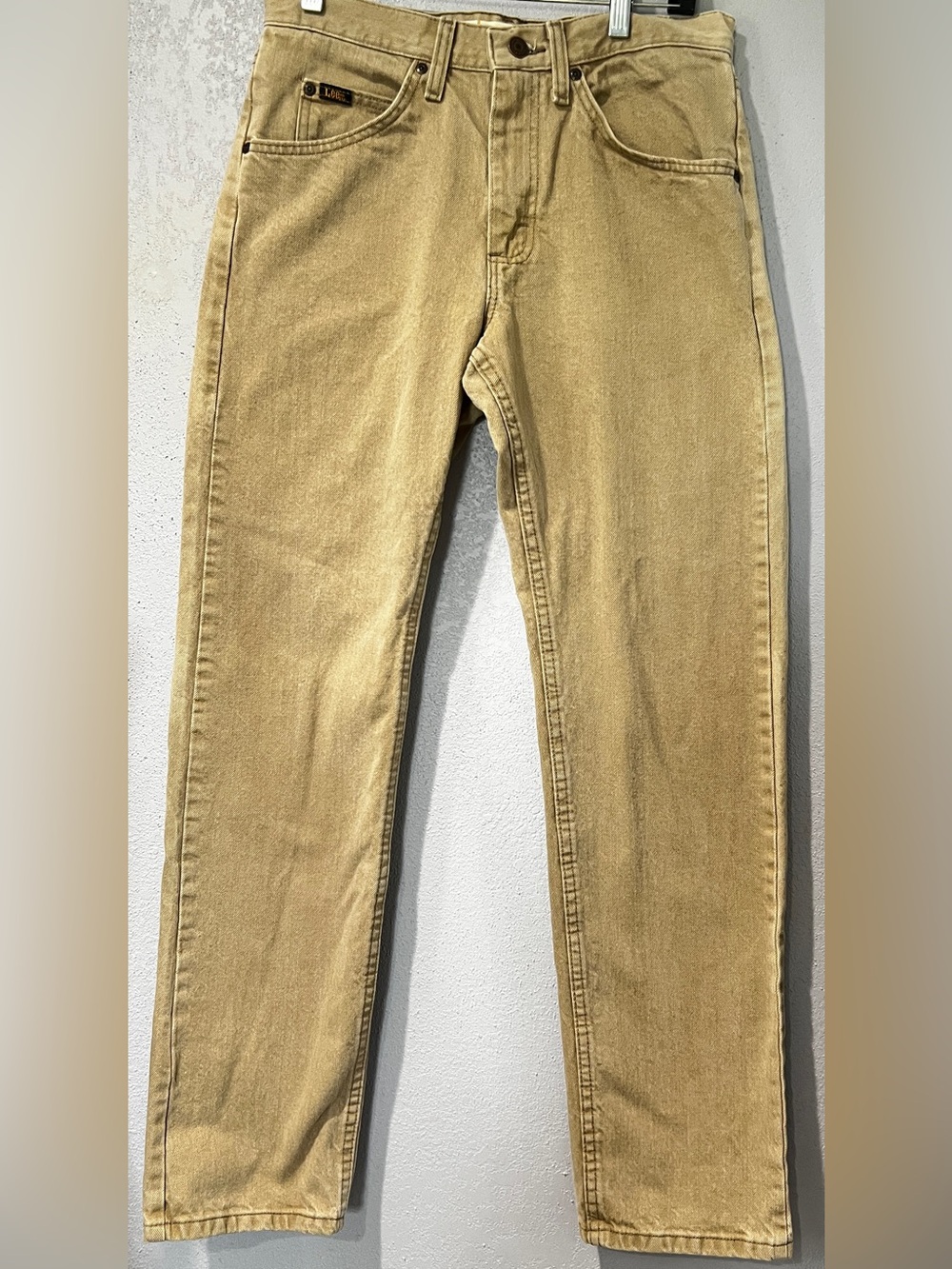 Lee Straight Leg 100% Cotton Men’s Jeans in Khaki Size 30X 32